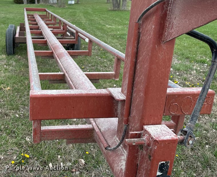 image for item LN9408 Red Rhino  hay bale trailer
