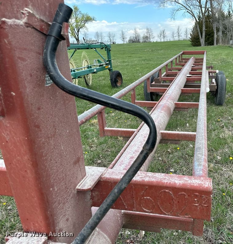 image for item LN9408 Red Rhino  hay bale trailer