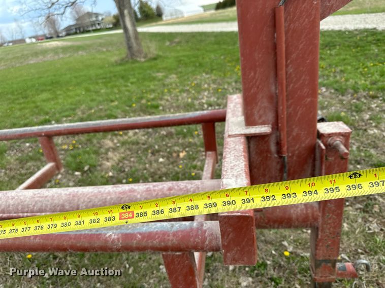 image for item LN9408 Red Rhino  hay bale trailer