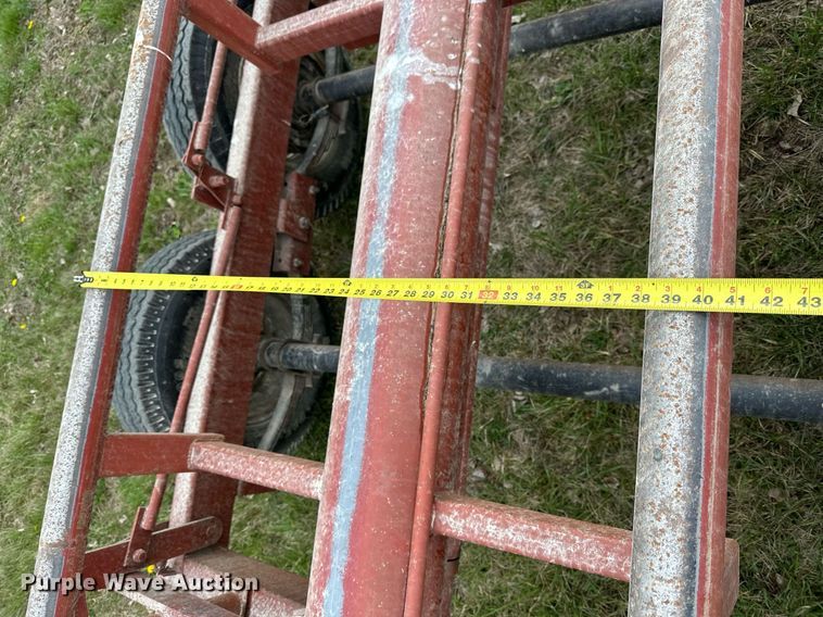 image for item LN9408 Red Rhino  hay bale trailer