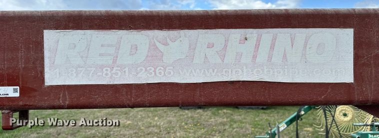 image for item LN9408 Red Rhino  hay bale trailer