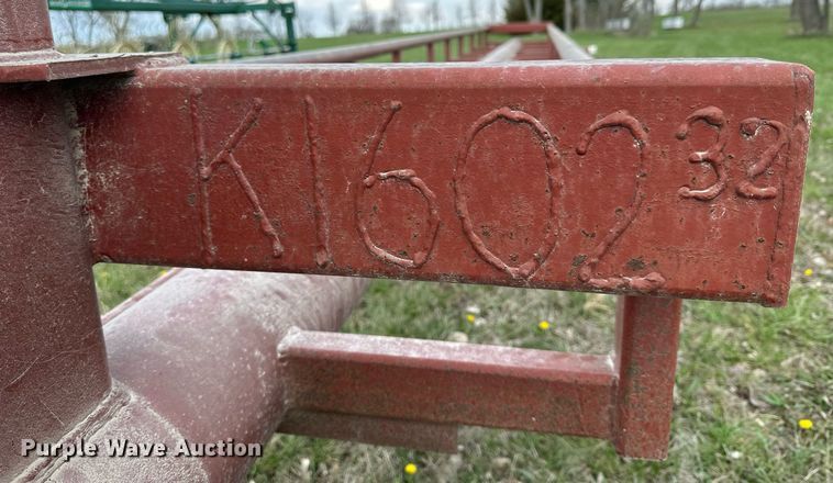 image for item LN9408 Red Rhino  hay bale trailer