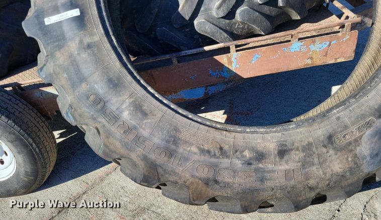 image for item LR9218 (4) Firestone Radial All Traction 380/105R50 tractor tires