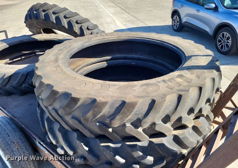 image for item LR9218 (4) Firestone Radial All Traction 380/105R50 tractor tires