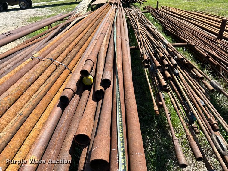 image for item LR9690 Approximately 20 drill pipes