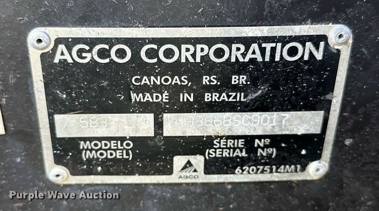 image for item LR9697 2007 Massey Ferguson 583  MFWD tractor