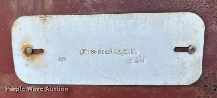 image for item LR9699 1989 Bonanza  livestock trailer