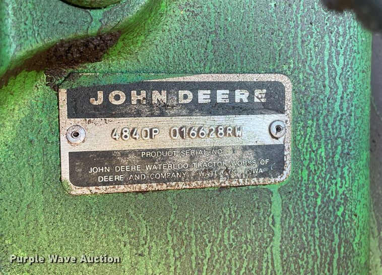image for item LT9597 1982 John Deere 4840  tractor