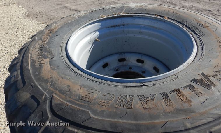 image for item LT9627 (2) Alliance 710/50R26.5 tires and wheels