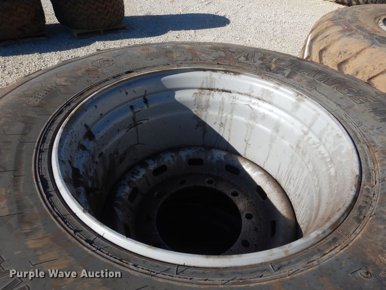 image for item LT9631 (2) Alliance 710/50R26.5 tires and wheels