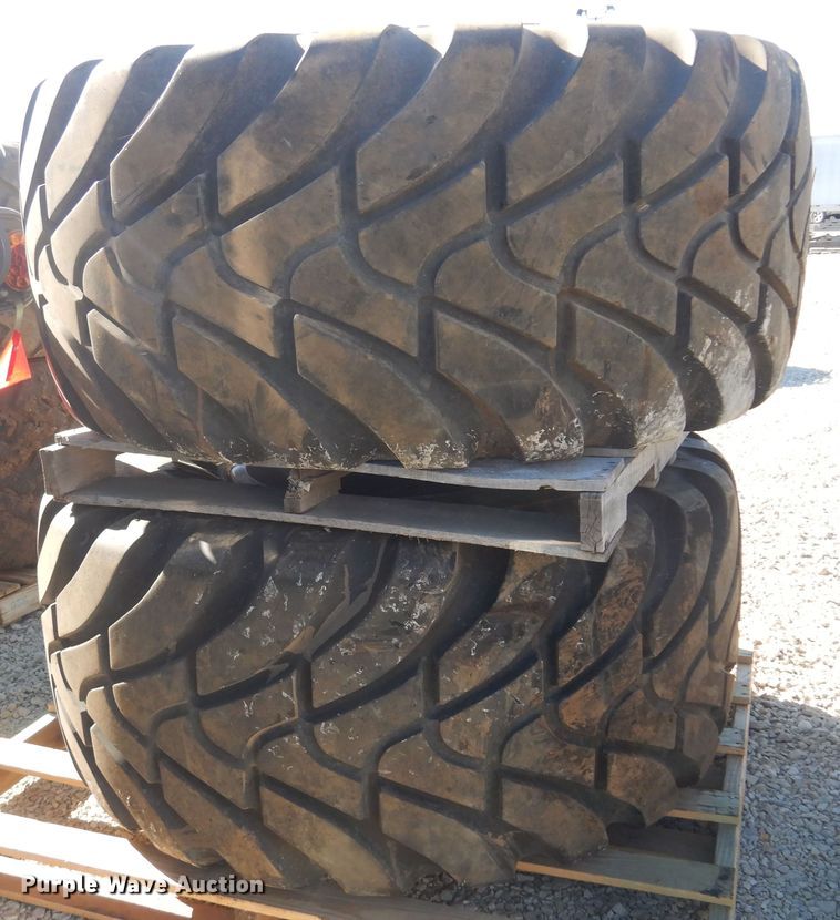 image for item LT9633 (2) Mitas 650/65R26.5 tires and wheels