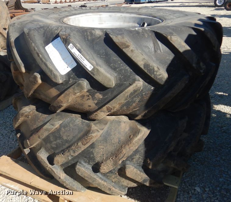 image for item LT9634 (2) Michelin 510/80R26 tires and wheels