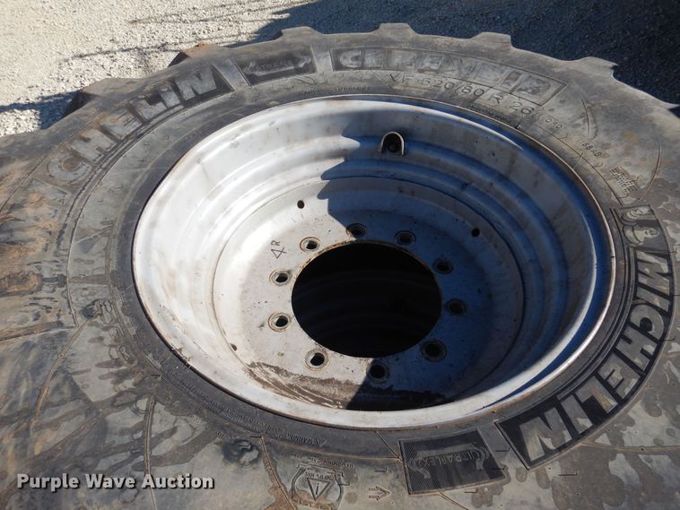 image for item LT9634 (2) Michelin 510/80R26 tires and wheels