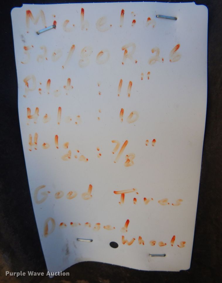 image for item LT9634 (2) Michelin 510/80R26 tires and wheels