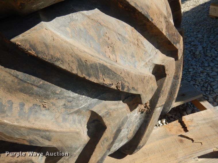 image for item LT9635 (2) Michelin 500/R70R24 tires and wheels