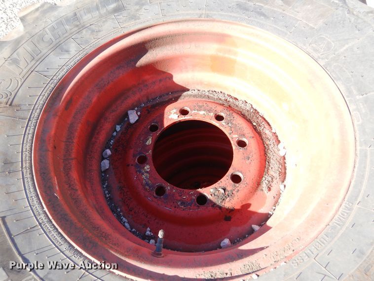 image for item LT9635 (2) Michelin 500/R70R24 tires and wheels