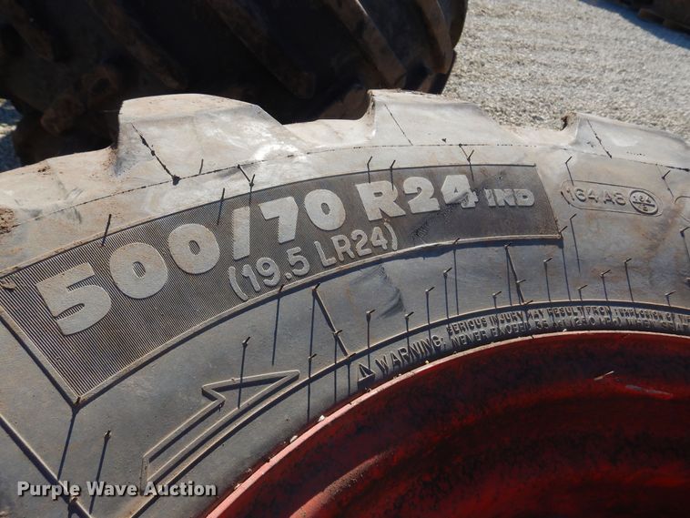 image for item LT9635 (2) Michelin 500/R70R24 tires and wheels