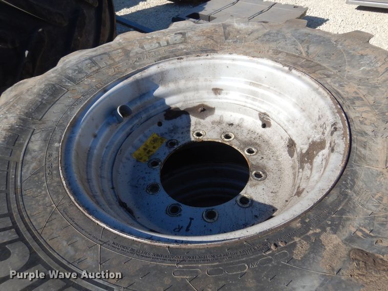 image for item LT9636 (2) Michelin 510/80R26 tires and wheels