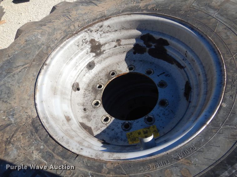 image for item LT9636 (2) Michelin 510/80R26 tires and wheels