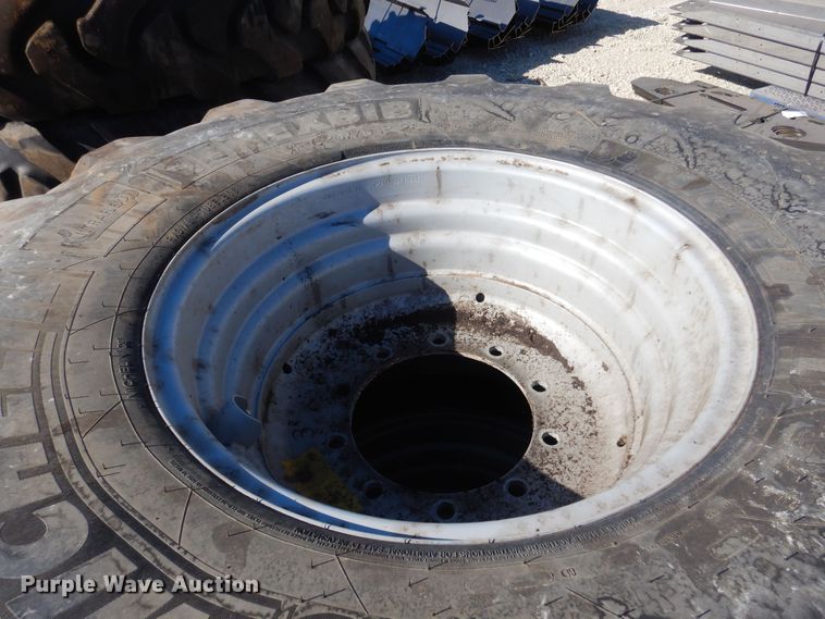 image for item LT9637 (2) Michelin 620/70R26 tires and wheels