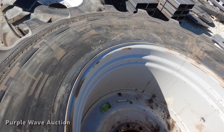 image for item LT9639 (2) Michelin 800/70R38 tires and wheels