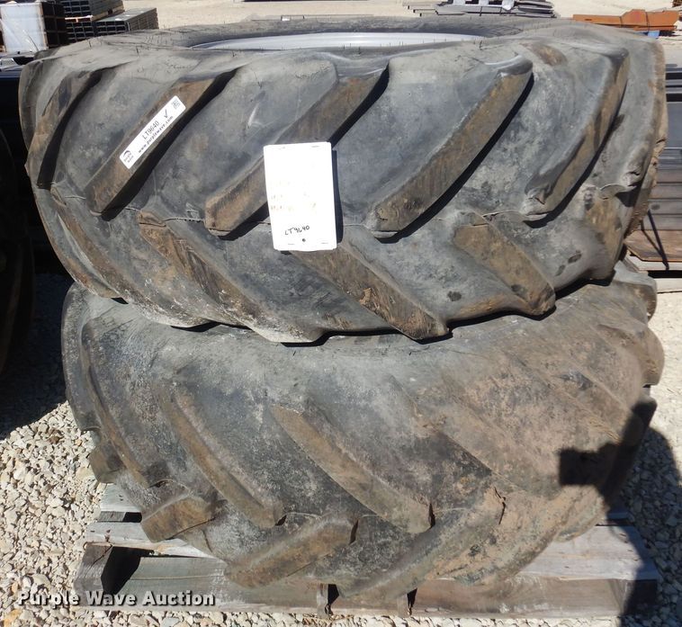 image for item LT9640 (2) Michelin 520/80R26 tires and wheels