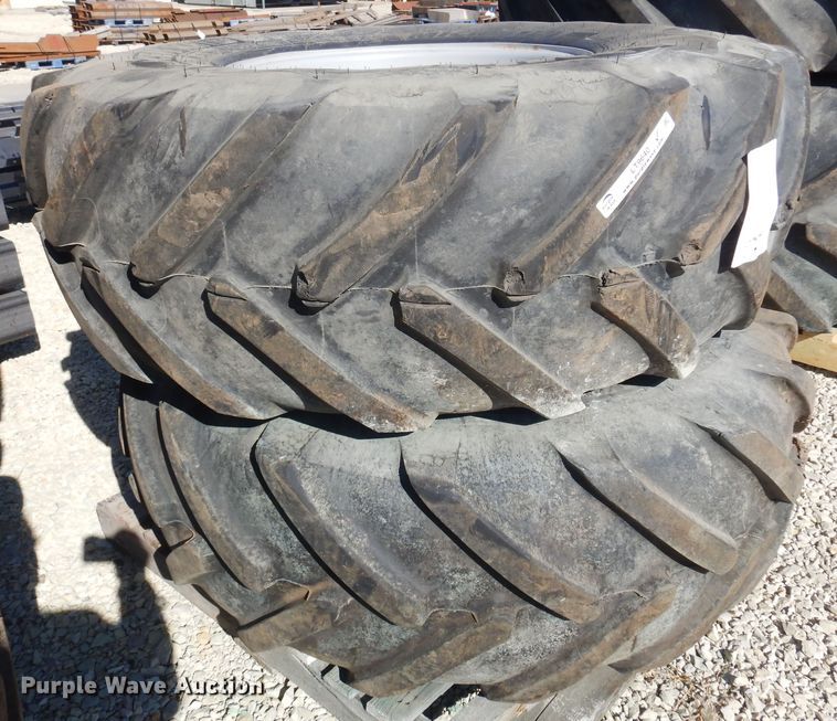 image for item LT9640 (2) Michelin 520/80R26 tires and wheels