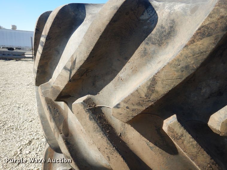 image for item LT9641 (2) Goodyear 800/65R32 tires and wheels