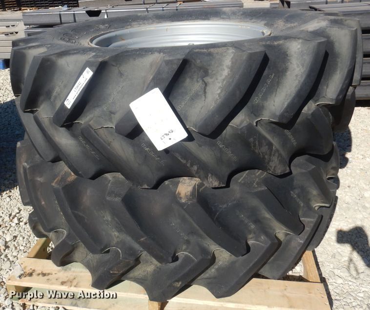 image for item LT9642 (2) Goodyear 18.4R30 tires and wheels