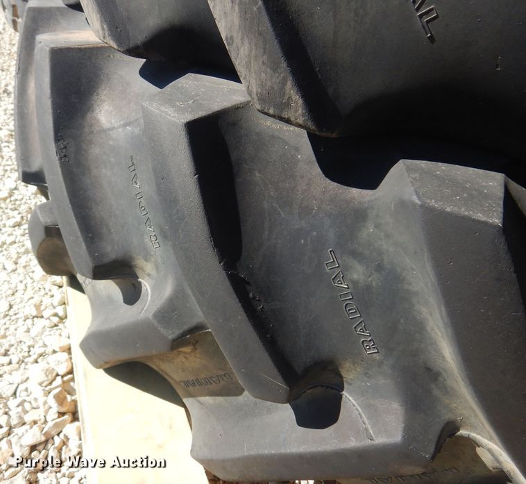 image for item LT9642 (2) Goodyear 18.4R30 tires and wheels