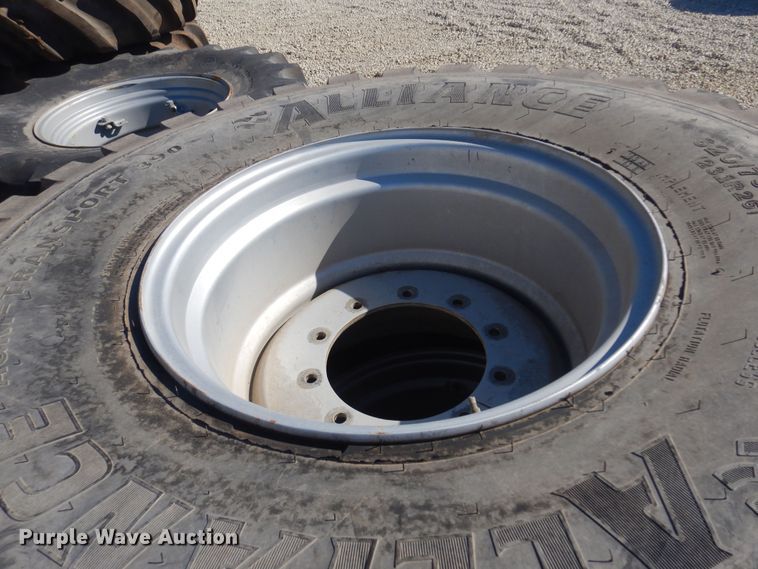 image for item LT9643 (2) Alliance 620/75R26 tires and wheels