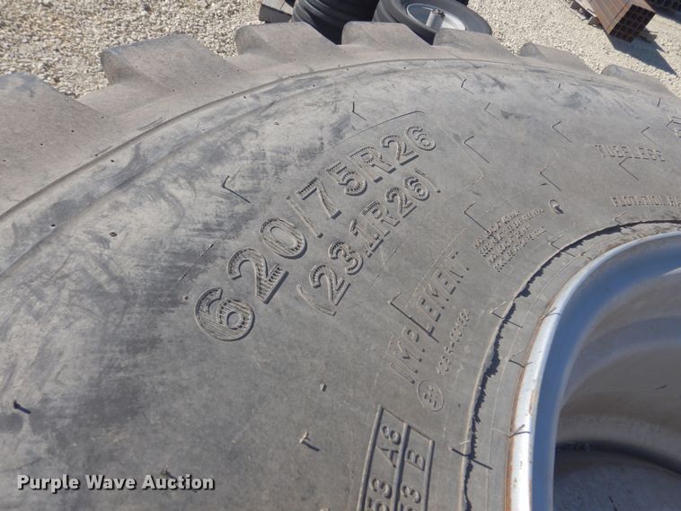 image for item LT9643 (2) Alliance 620/75R26 tires and wheels