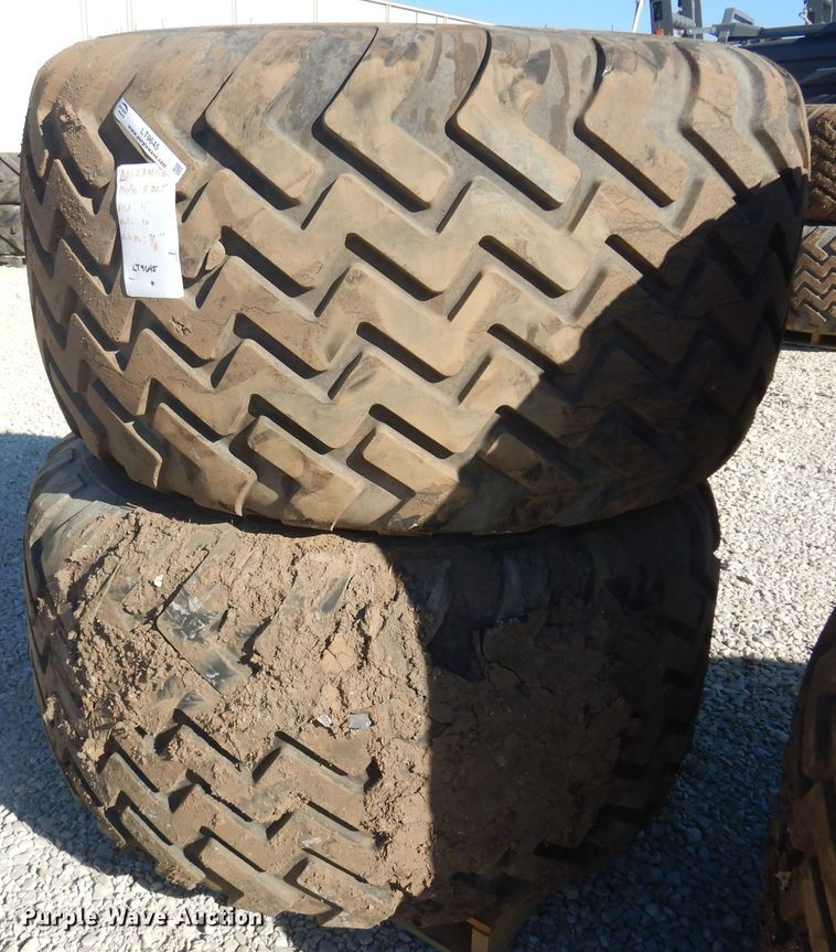 image for item LT9645 (2) Alliance 710/50R26.5 tires and wheels