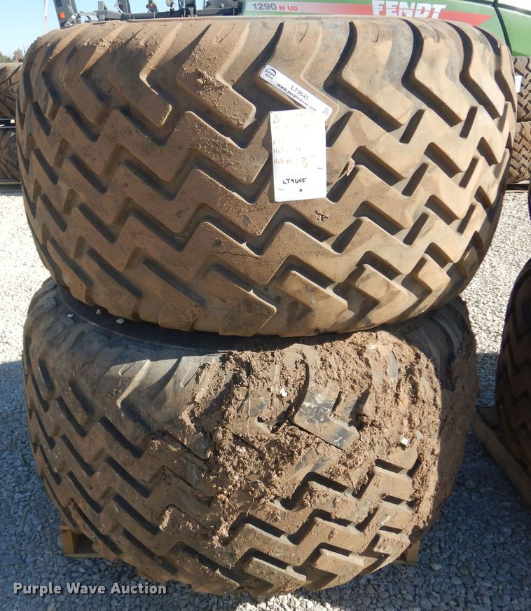 image for item LT9645 (2) Alliance 710/50R26.5 tires and wheels