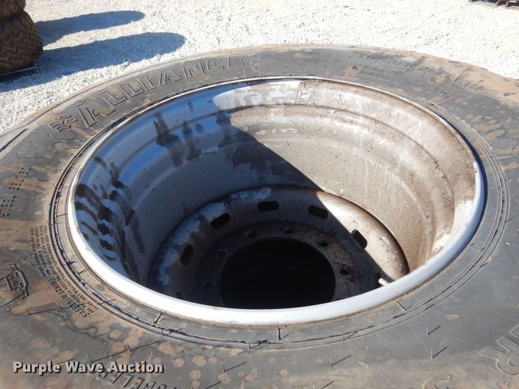 image for item LT9645 (2) Alliance 710/50R26.5 tires and wheels