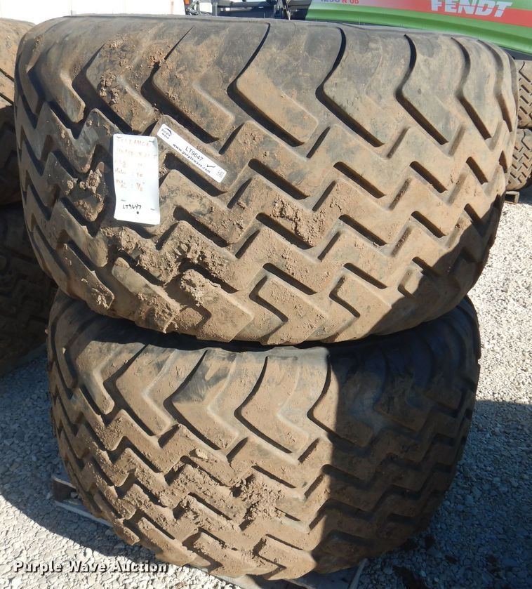 image for item LT9647 (2) Alliance 710/50R26.5 tires and wheels