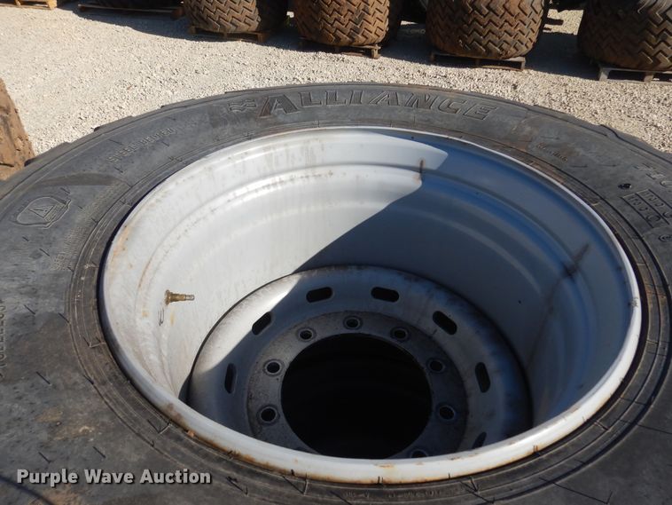 image for item LT9647 (2) Alliance 710/50R26.5 tires and wheels