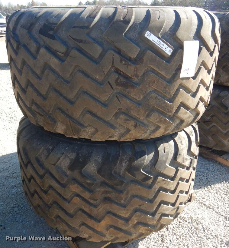 image for item LT9649 (2) Alliance 710/50R26.5 tires and wheels