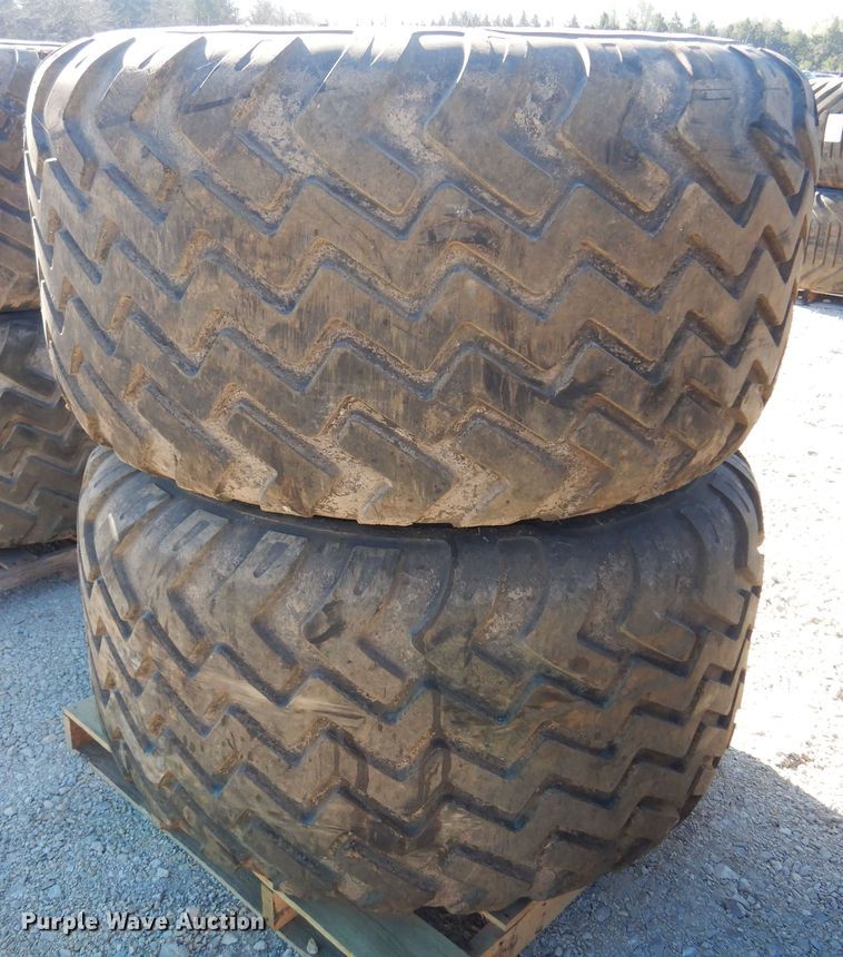 image for item LT9649 (2) Alliance 710/50R26.5 tires and wheels