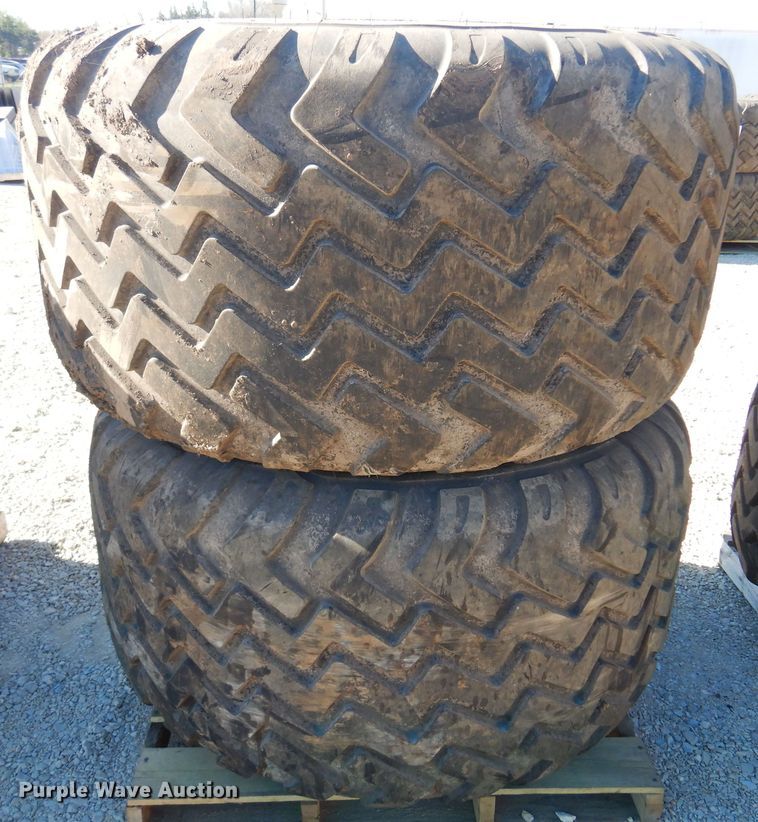 image for item LT9649 (2) Alliance 710/50R26.5 tires and wheels