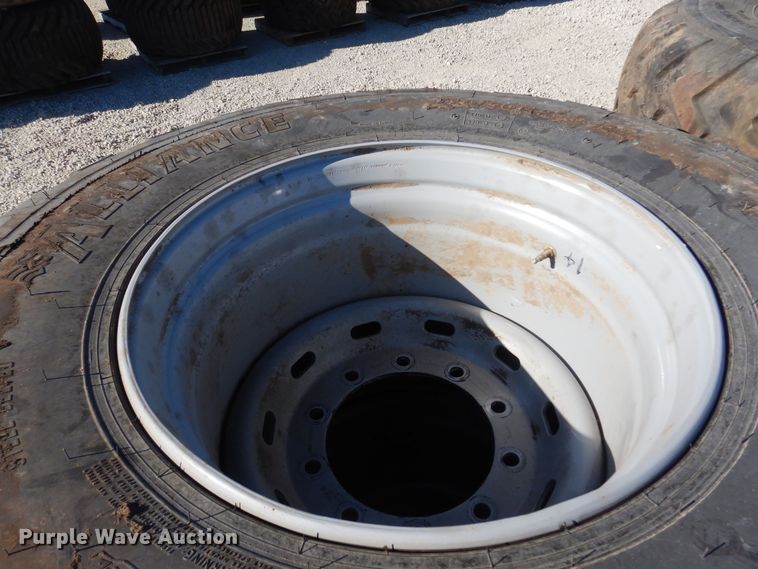 image for item LT9649 (2) Alliance 710/50R26.5 tires and wheels