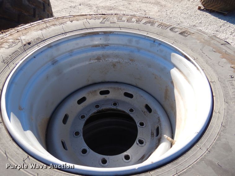 image for item LT9649 (2) Alliance 710/50R26.5 tires and wheels
