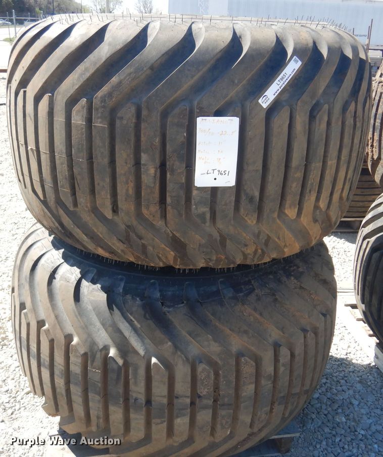 image for item LT9651 (2) Alliance 700 /50-22.5 tires and wheels