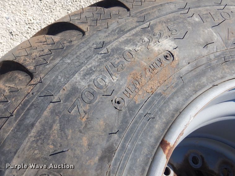 image for item LT9653 (2) Alliance 700/50-22.5 tires and wheels