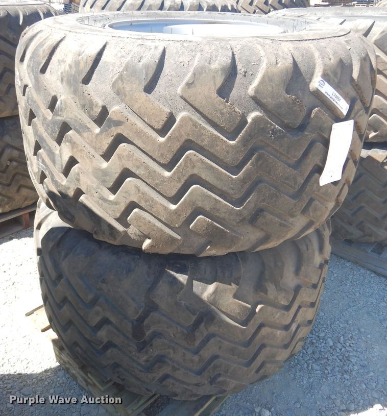 image for item LT9654 (2) Alliance 620/50R22.5 tires and wheels