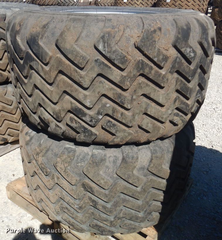 image for item LT9654 (2) Alliance 620/50R22.5 tires and wheels