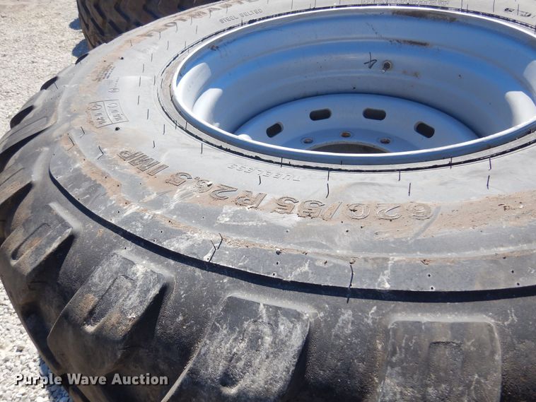 image for item LT9656 (2) Alliance 620/55R26.5 tires and wheels