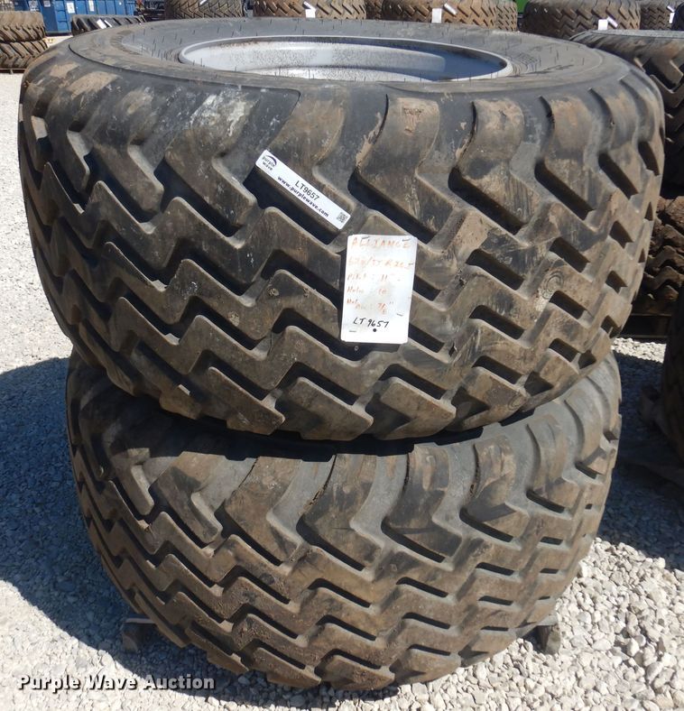 image for item LT9657 (2) Alliance 620/55R26.5 tires and wheels