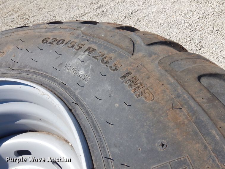 image for item LT9657 (2) Alliance 620/55R26.5 tires and wheels