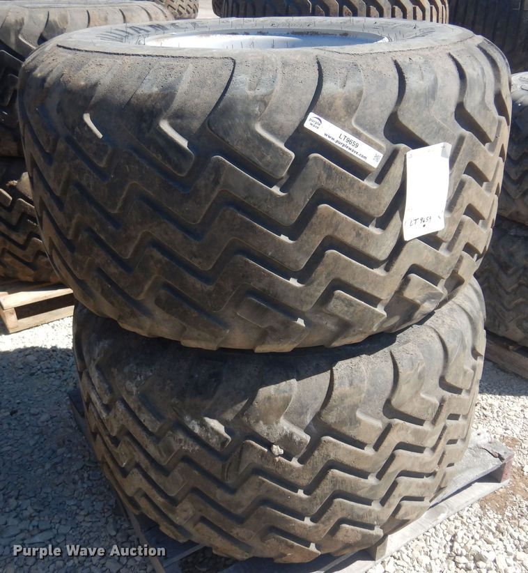 image for item LT9659 (2) Alliance 620/50R22.5 tires and wheels